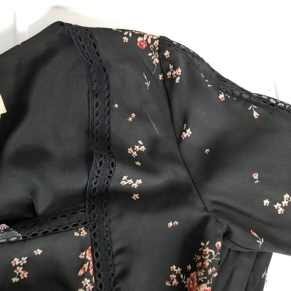 Show Me Your Mumu Helen Floral Dress Black Pink Size Small New With Tag - Picture 14 of 15